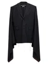 Junya Watanabe Seymo Wool Cape In Black
