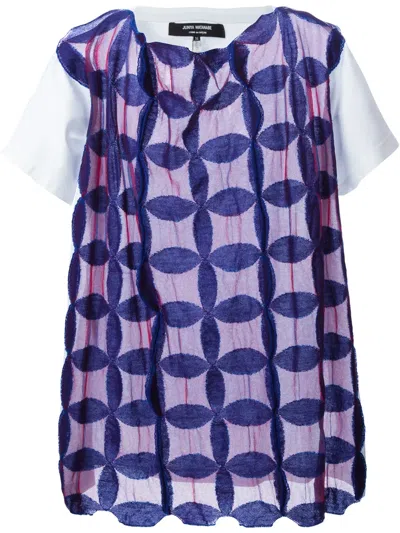 Junya Watanabe Sheer Knit Motif Top