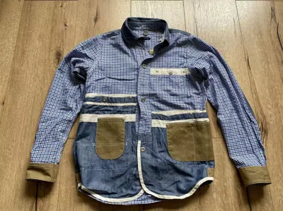 Pre-owned Junya Watanabe Shirt Size M In Blue