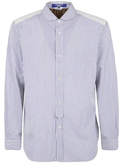 Junya Watanabe Shirt With Patch In Blue