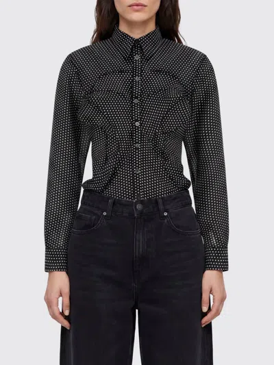 Junya Watanabe Shirt Woman Color White In Black