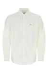 Junya Watanabe Classic Button-up Shirt With Embroidered Detail In White