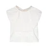 Junya Watanabe Bow-detail Sleeveless Top In White
