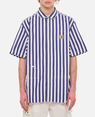 JUNYA WATANABE SHORT SLEEVE STRIPES SHIRT JUNYA WATANABE  CARHARTT WIP