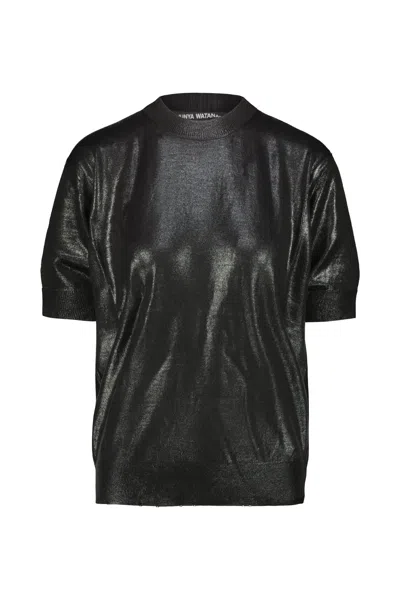 JUNYA WATANABE SHORT-SLEEVED KNITTED T-SHIRT