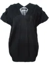 Junya Watanabe Shortsleeved Sweater In Black