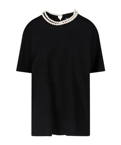 Junya Watanabe Short-sleeved T-shirt In Black