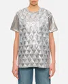 Junya Watanabe Geometric Sequin-embellished Crew-neck T-shirt