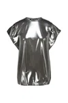 Junya Watanabe Metallic-effect Knitted Top In Silver