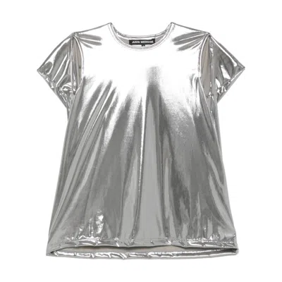 Junya Watanabe Silver Tops - T-shirts & Jerseys Women In Metallic