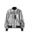Junya Watanabe Casual Jacket With Elasticated Hem And Metallic Finish