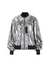 Junya Watanabe Casual Jacket With Elasticated Hem And Metallic Finish