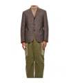 Junya Watanabe Single-breasted Blazer In Brown