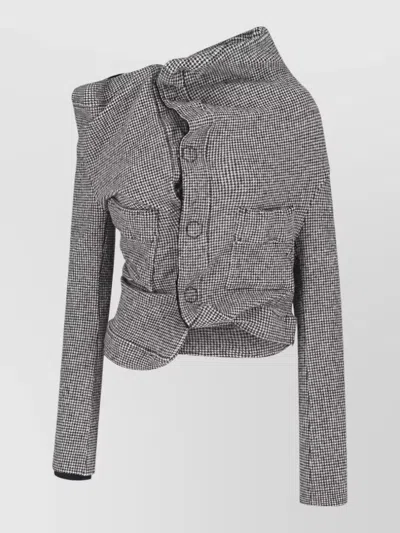 Junya Watanabe Single Breasted Coat In Gray