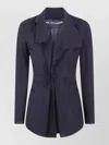 Junya Watanabe Single Button Blazer Jacket Tailored Cut In Blue