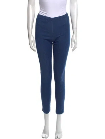 Pre-owned Junya Watanabe Skinny Leg Pants In Blue