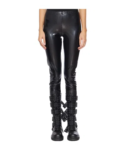 Junya Watanabe Skinny Stretch Leggings In Black
