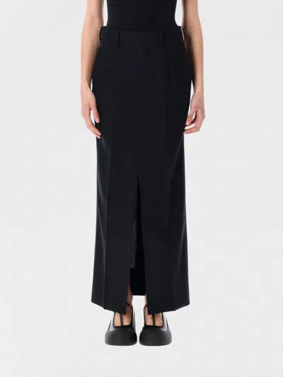 JUNYA WATANABE SKIRT JUNYA WATANABE WOMAN COLOR BLACK,G87129002