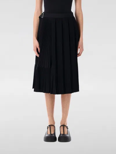 JUNYA WATANABE SKIRT JUNYA WATANABE WOMAN COLOR BLACK,G87132002
