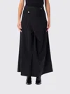 Junya Watanabe Wrap Front Skirt In Wool In Black