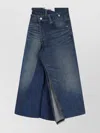 Junya Watanabe Skirt With Back Pockets And Contrast Stitching