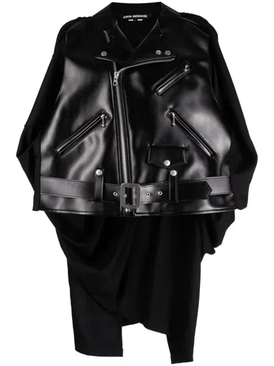 Junya Watanabe Sleeveless Biker Jacket In Black
