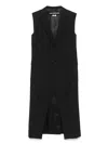 Junya Watanabe Sleeveless Coat In Black