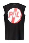 Junya Watanabe Sleeveless Pil T-shirt In Black