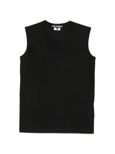 Junya Watanabe Sleeveless T-shirt In Black