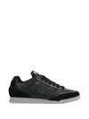 Junya Watanabe Smooth Leather Suede Trainers In Multi