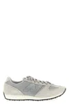 Junya Watanabe Casual Sneakers With Rubber Sole And Mesh Panels In Gray