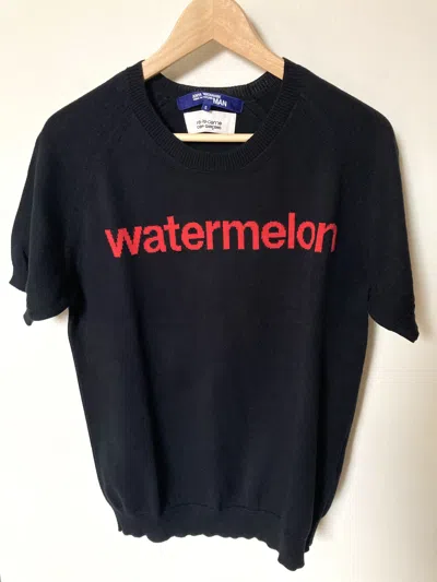 Pre-owned Junya Watanabe Ss02 Watermelon Knit In Black