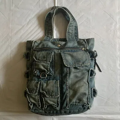 Pre-owned Junya Watanabe Ss05 X Porter Collaboration Utility Bag In Blue