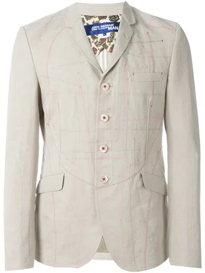 Junya Watanabe Stitch Detail Blazer In Neutral