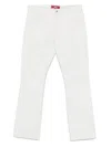 Junya Watanabe Jeans With Logo Application In White