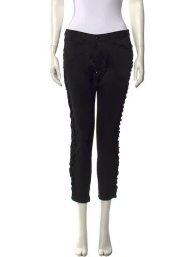 Pre-owned Junya Watanabe Straight Leg Pants In Black