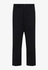 Junya Watanabe Straight-leg Wool Pants In Black