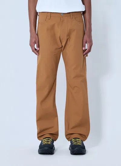Junya Watanabe Straight-leg Tailored Trousers In Brown