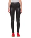 Junya Watanabe Faux-leather Leggings In Black