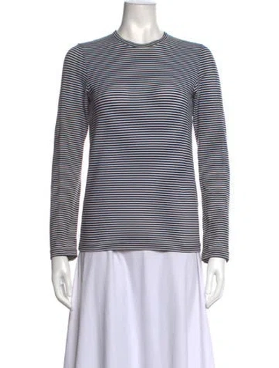 Pre-owned Junya Watanabe Striped Crew Neck Top In Multicolor