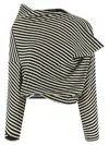Junya Watanabe Asymmetrical Hem Sweater In Multi