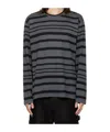 Junya Watanabe Man T-shirt Grey Size L Wool In Black
