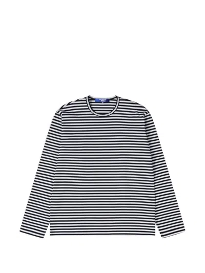 Junya Watanabe Striped Long-sleeved T-shirt In Multi