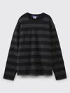 Junya Watanabe Striped Ls T-shirt In Black
