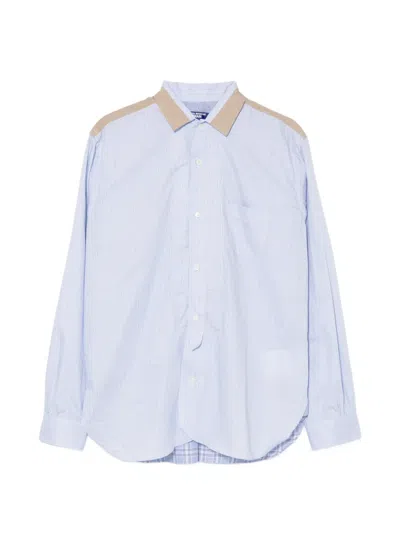 Junya Watanabe Striped Shirt In Blue