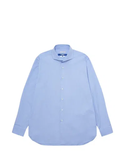 Junya Watanabe Striped Shirt In Blue