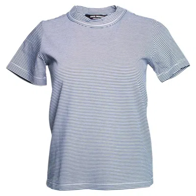 Pre-owned Junya Watanabe , Striped T-shirt In Gray