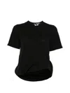 Junya Watanabe Structured-hem T-shirt In Black