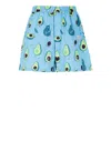 Junya Watanabe Swim Trunk With Fantasy In Light Blue