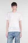 Junya Watanabe Lightweight Open-knit Crewneck Panelled T-shirt